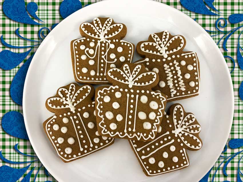 Gingerbread Birthday Cookies