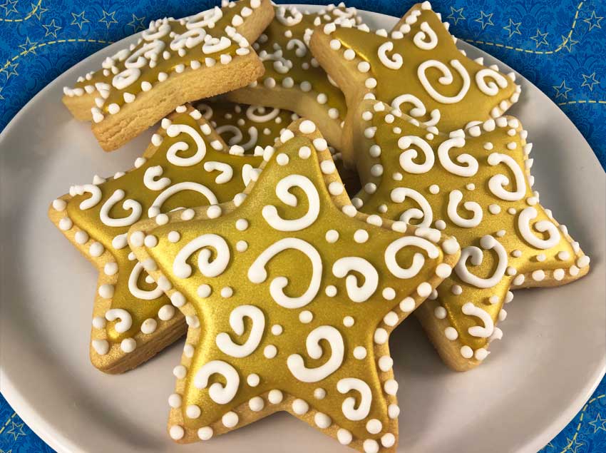 Gold Star Cookies