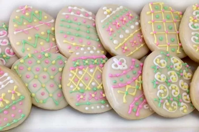 Glazed Easter Cookies