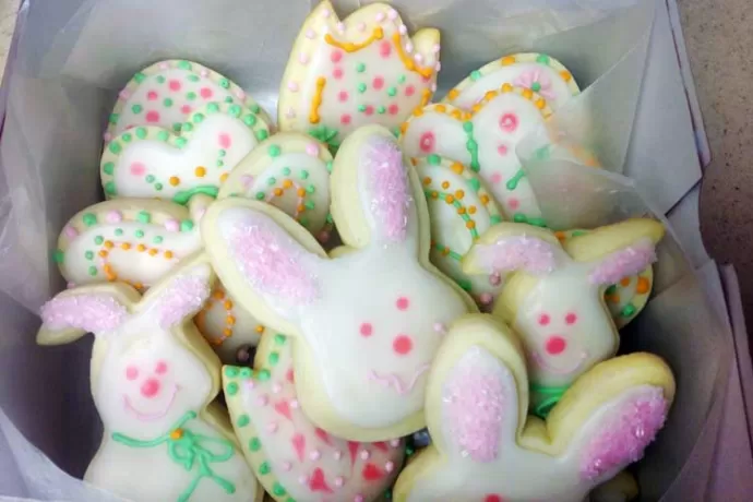 Box of Easter Cookies