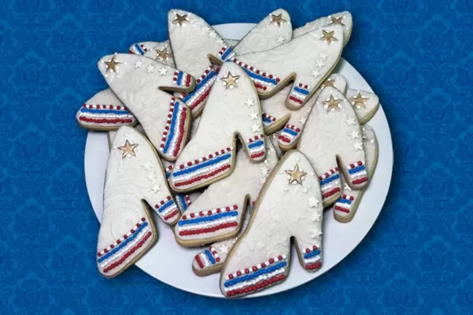 Plate of Patriotic Shoes