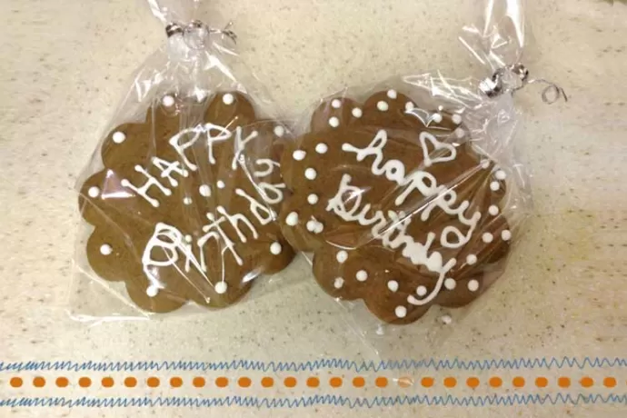 Gingerbread Flowers for Josh