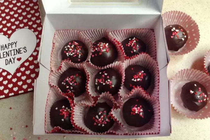 Chocolate Truffles in a Box