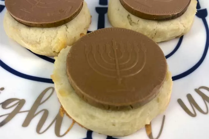 Gelt Cookies for Hanukkah