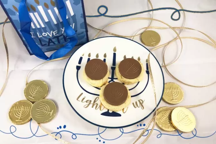 Gelt Cookies for Hanukkah