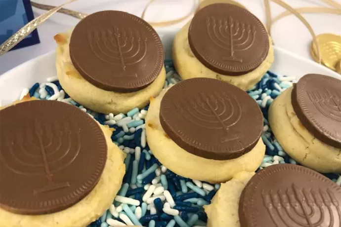 Gelt Cookies for Hanukkah