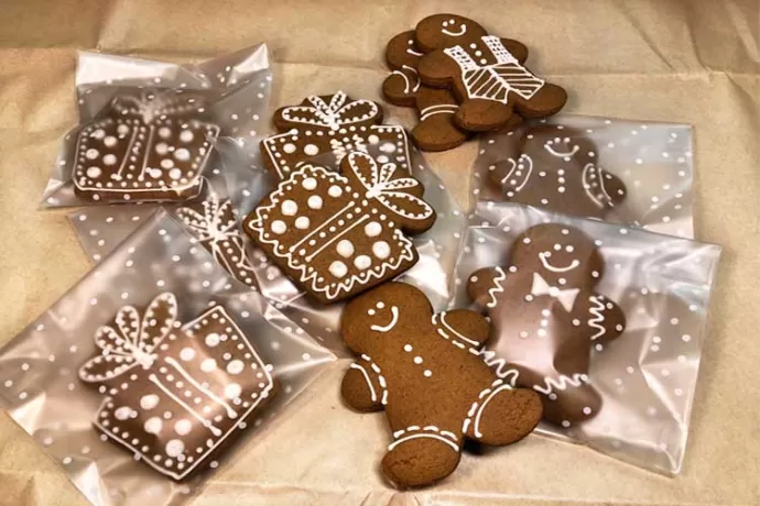 Gingerbread Birthday Cookies