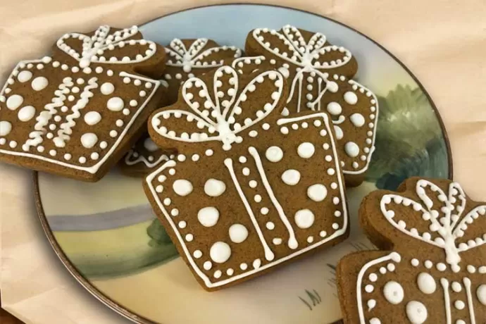 Gingerbread Birthday Cookies