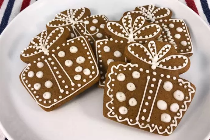 Gingerbread Birthday Cookies