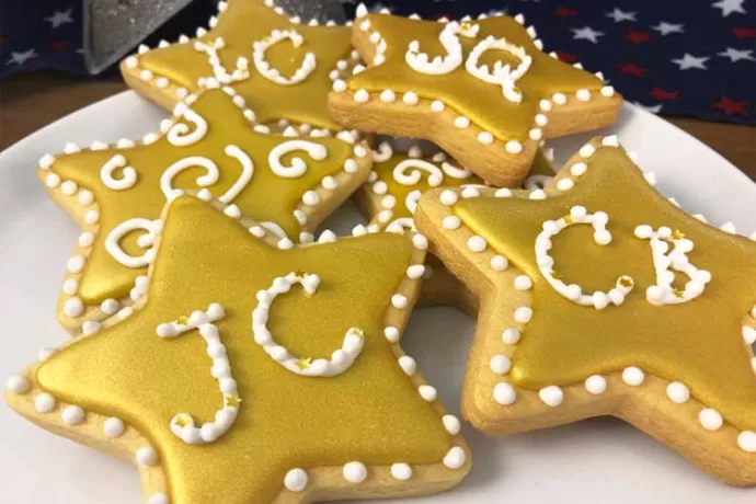 Gold Star Cookies