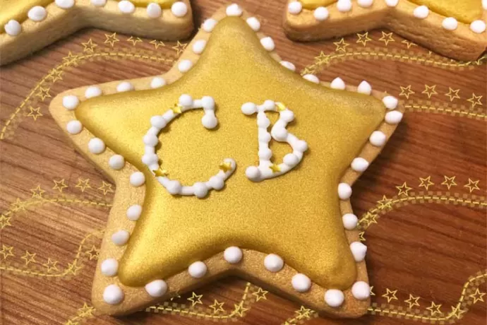 Gold Star Cookies