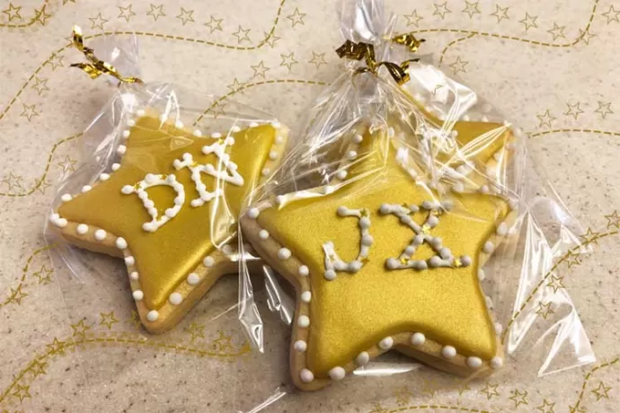 Gold Star Cookies