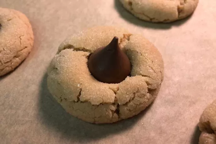 Peanut Blossom Cookies