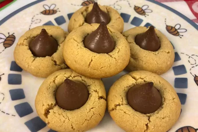 Peanut Blossom Cookies