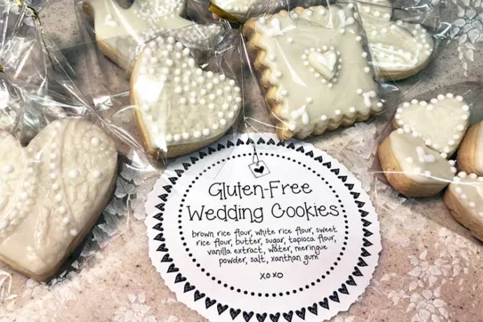 GF Wedding Cookies