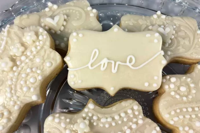 GF Wedding Cookies