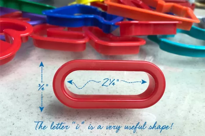 The Letter “i” Cookie Cutter