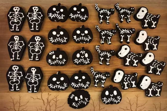 TKO Skeleton Cookies