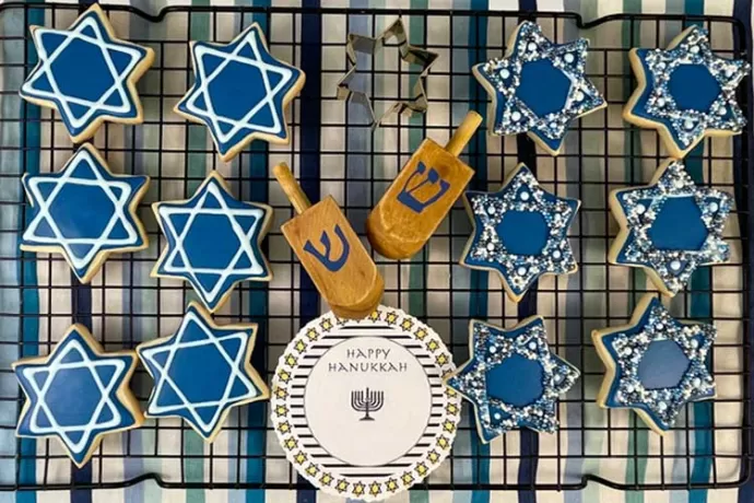 Hanukkah cookies