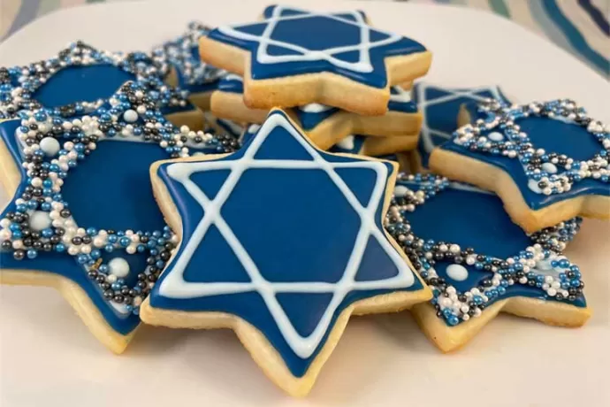 Hanukkah cookies