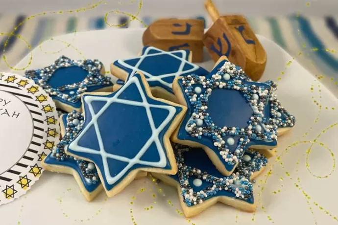 Hanukkah cookies